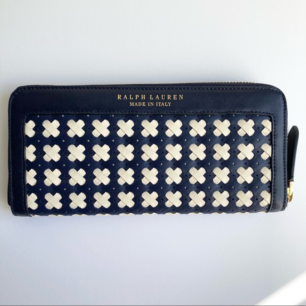 Ralph Lauren Collection Leather Wallet, NWOT
